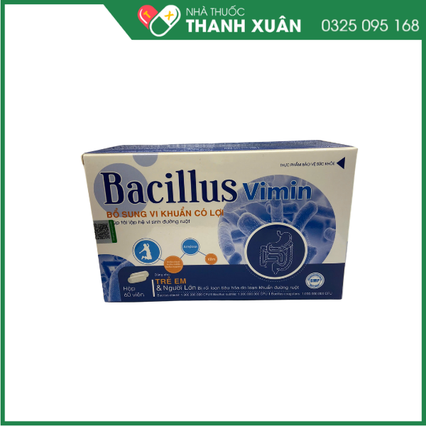 Bacillus Vimin bổ sung lợi khuẩn